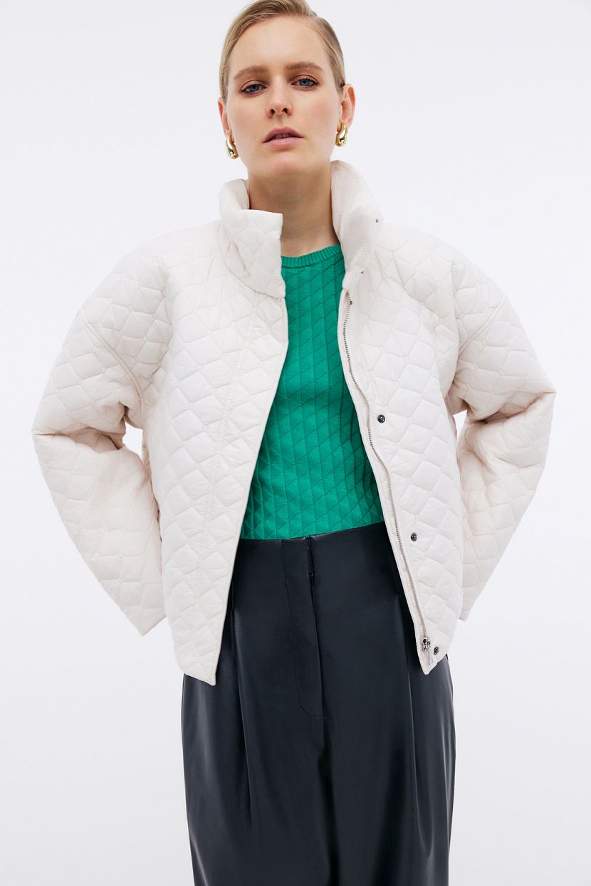 

Куртка женская Baon B0323007 бежевая 2XL, Бежевый, B0323007