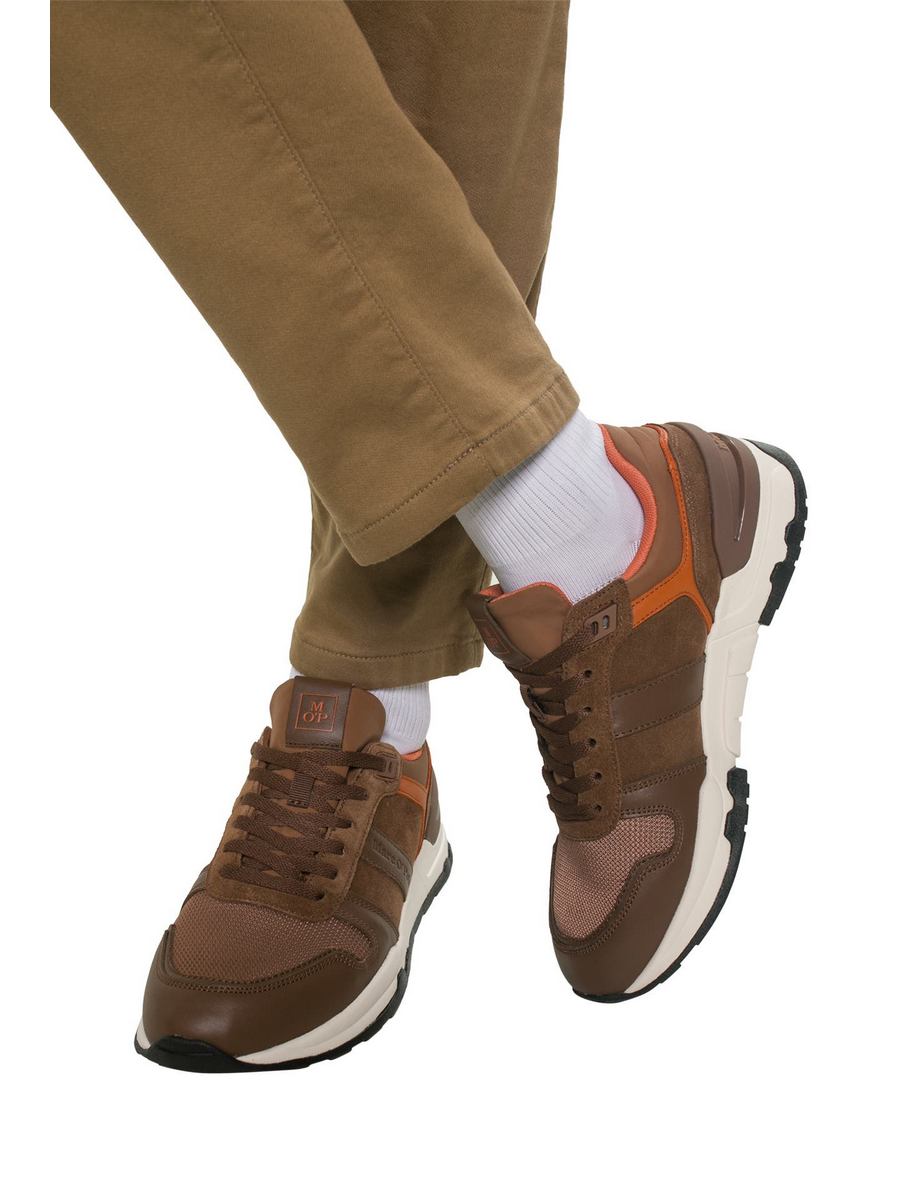 

Кроссовки унисекс Marc O'Polo 001403518 коричневые 40 EU, Коричневый, 001403518