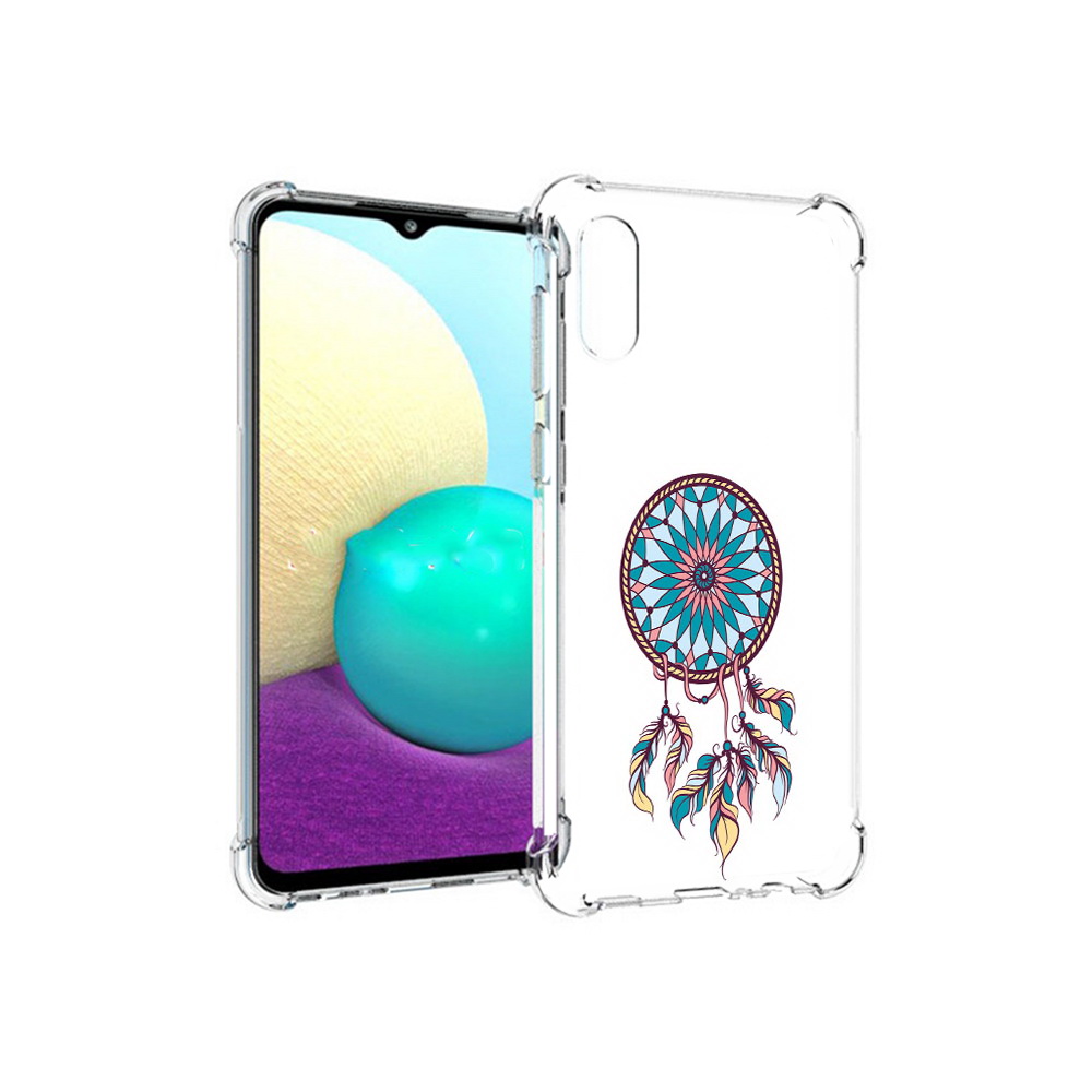 

Чехол MyPads Tocco для Samsung Galaxy M02 ловец снов синий (PT157689.478.443), Прозрачный, Tocco