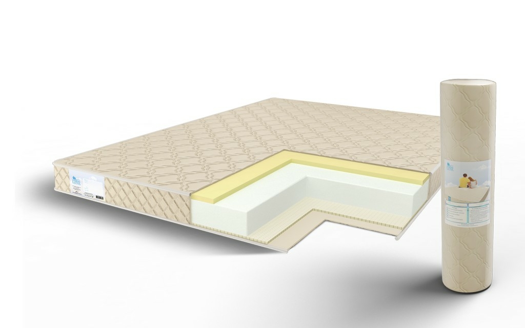 

Матрас Comfort Line Memory-Latex Eco Roll 200х185, Бежевый;белый;серый;серебристый, Memory-Latex Eco Roll
