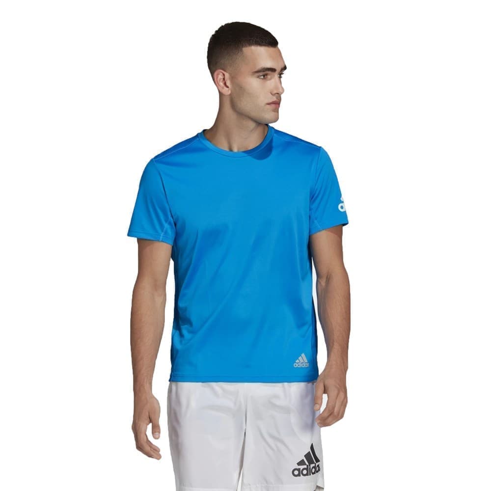 

Футболка мужская Adidas HB7473 голубая 2XL, Синий, HB7473