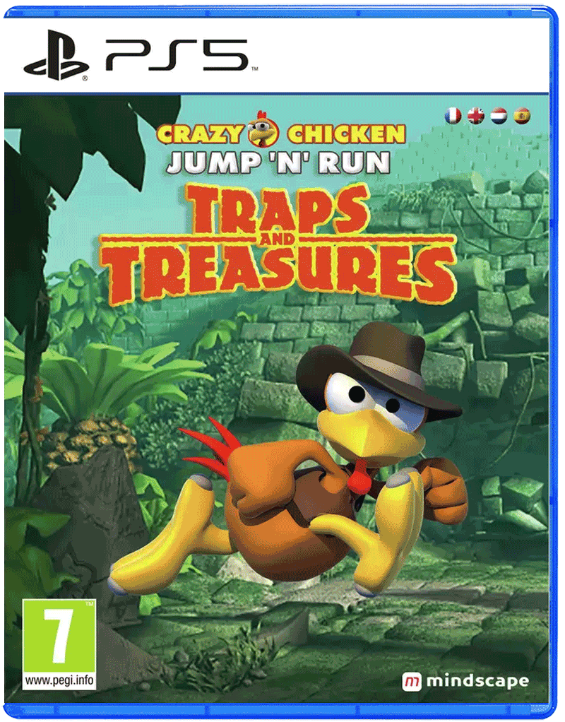 Crazy Chicken Jump 'n' Run Traps and Treasures [Ловушки и Сокровища][PS5, русская версия]