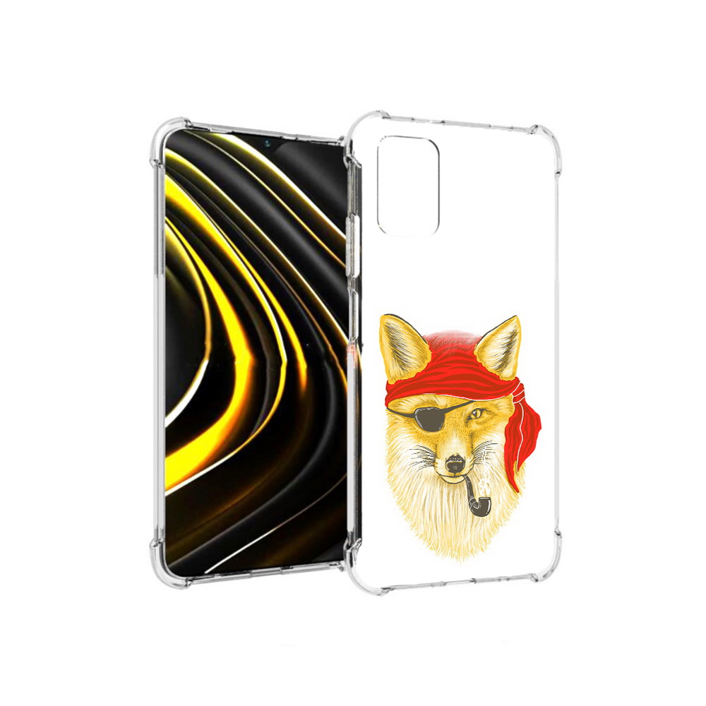 

Чехол MyPads Tocco для Xiaomi Poco M3 лиса-пират (PT156204.280.440), Прозрачный, Tocco