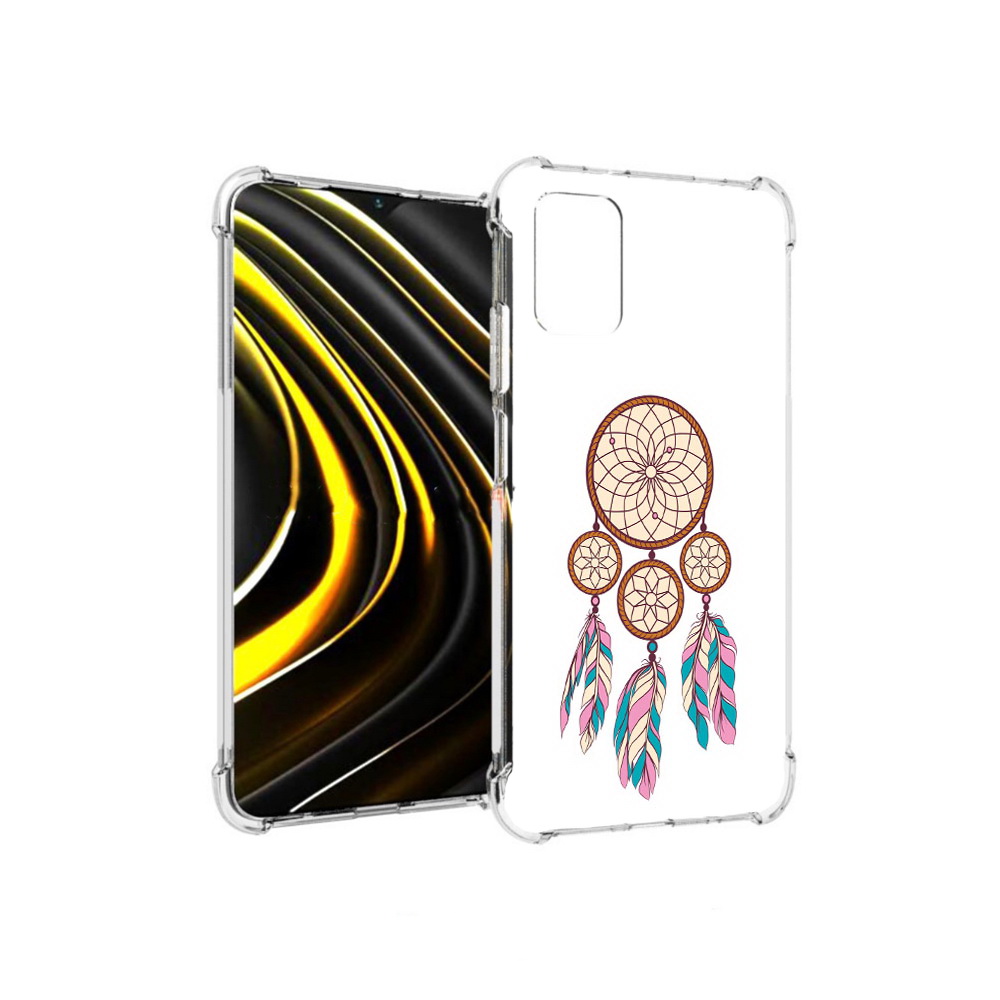 

Чехол MyPads Tocco для Xiaomi Poco M3 ловец снов бежевый (PT156204.280.442), Прозрачный, Tocco