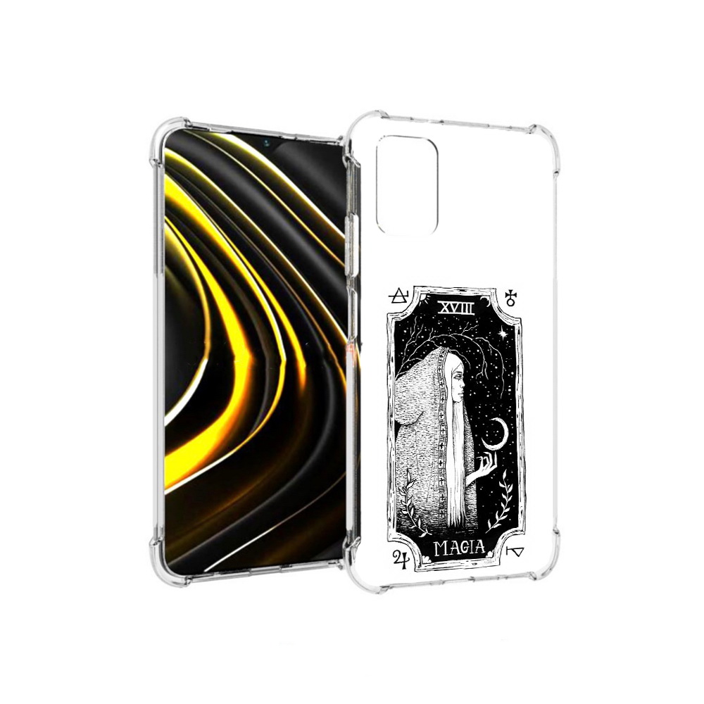 

Чехол MyPads Tocco для Xiaomi Poco M3 лунная магия (PT156204.280.447), Прозрачный, Tocco
