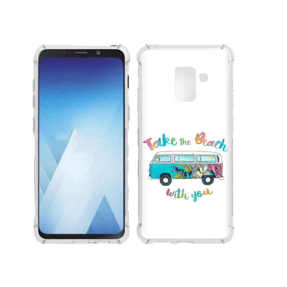 

Чехол MyPads Tocco для Samsung Galaxy A5 (2018) Хиппи автобус (PT95317.573.190), Прозрачный, Tocco