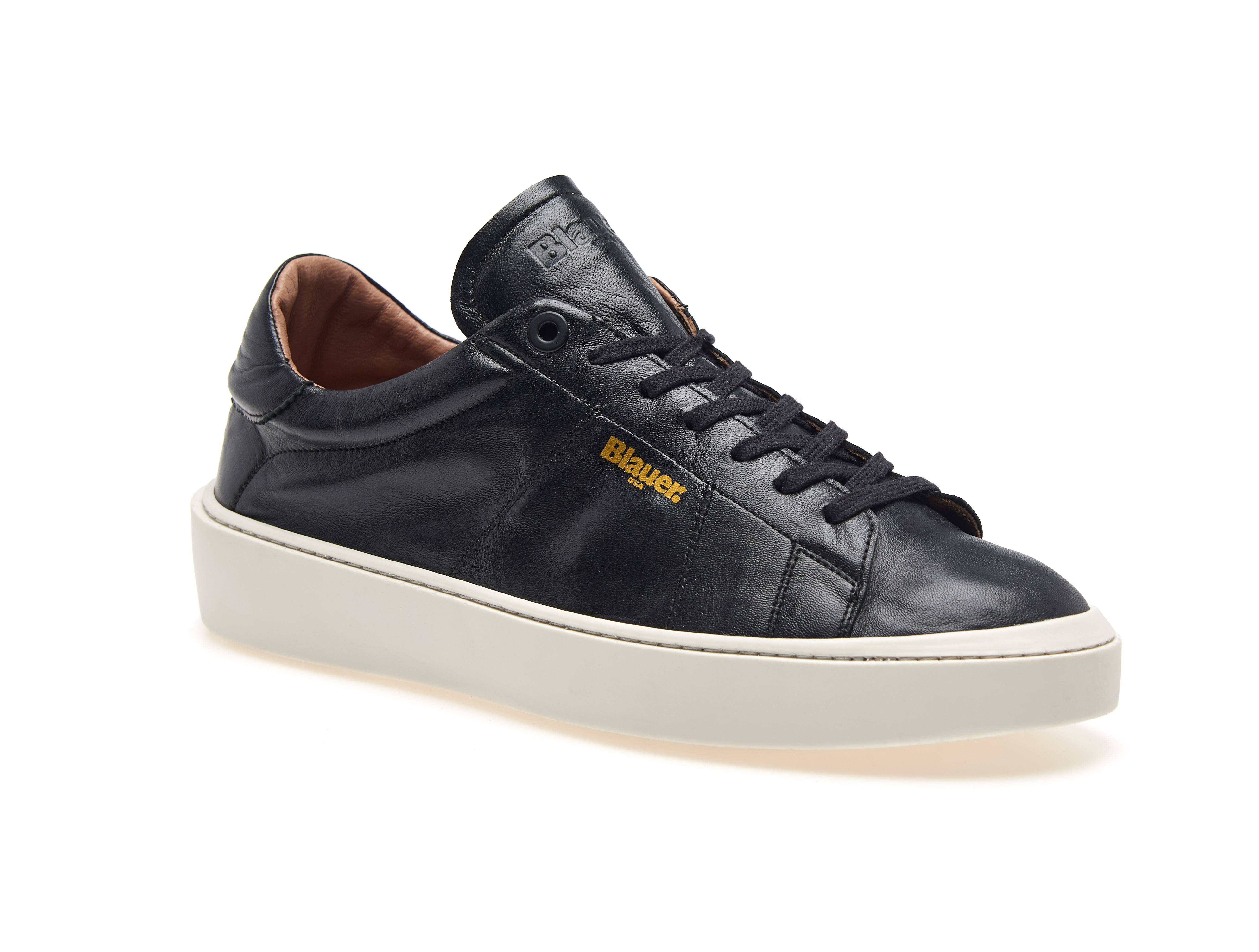 

Кеды мужские Blauer F3STATEN01-VEG черные 42 EU, Черный, F3STATEN01-VEG