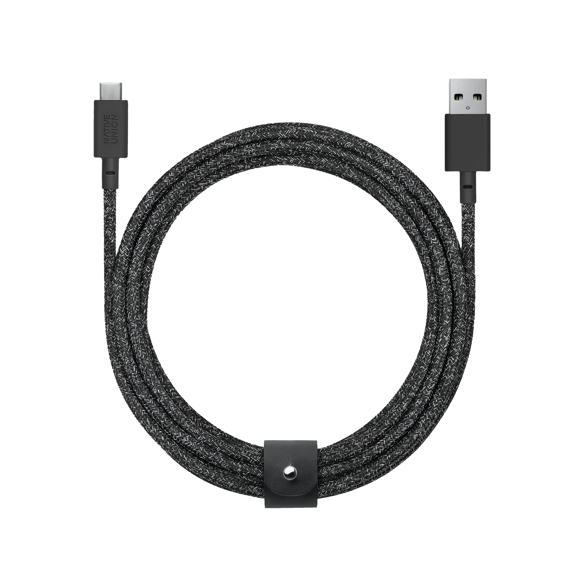 Кабель USB Type-C-USB NATIVE UNION Belt Cable 3м черный