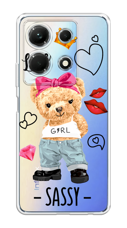

Чехол на Infinix Note 30 4G "Sugar Mommy", Голубой;белый;розовый, 3104650-6