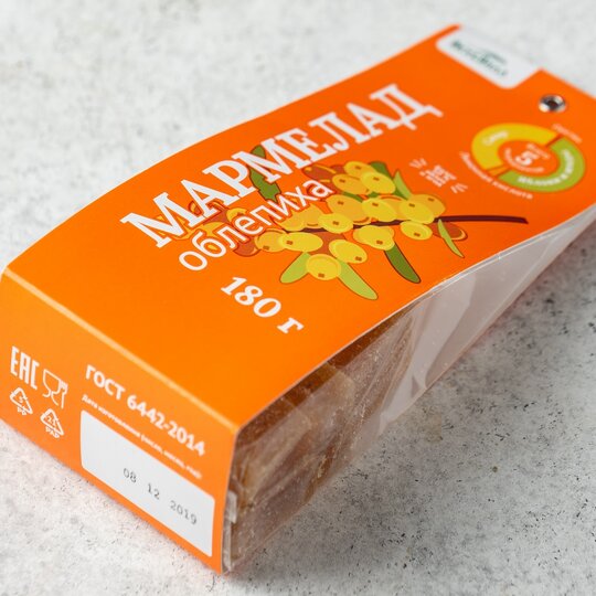

Мармелад ВкусВилл Облепиха 180 г