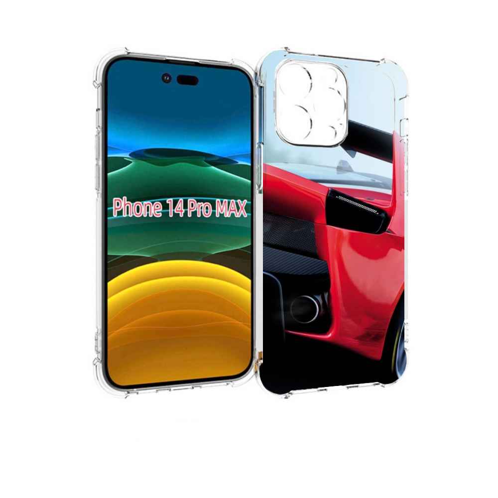 

Чехол MyPads Крыло-машины мужской для iPhone 14 Pro Max, Прозрачный, Tocco