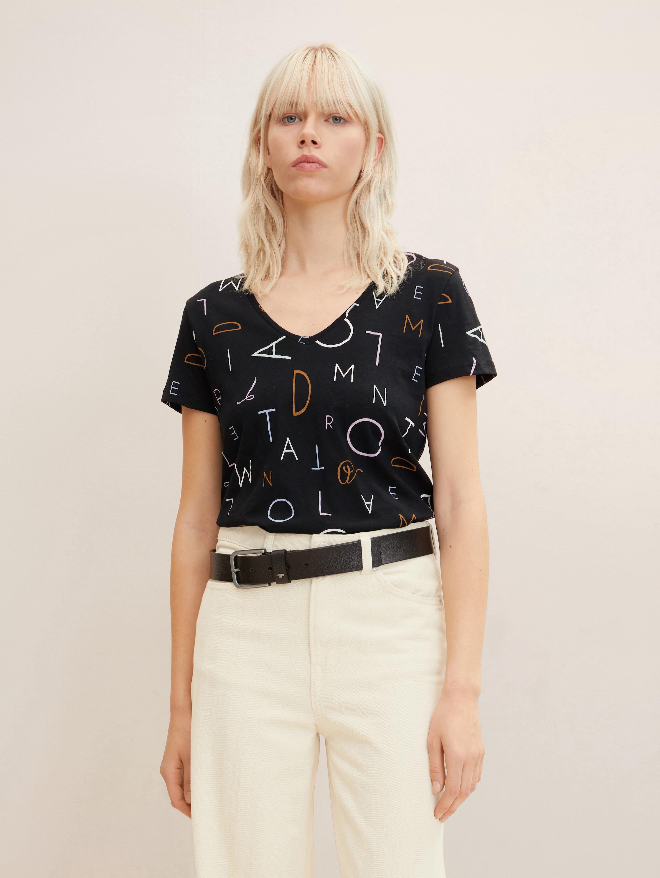 

Футболка женская TOM TAILOR 1034548 черная XS, Черный, 1034548