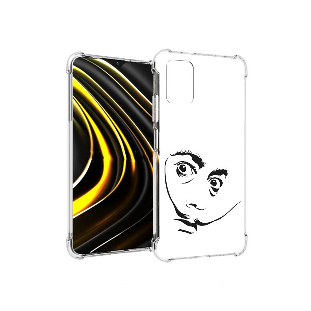 

Чехол MyPads Tocco для Xiaomi Poco M3 мужчина с длинными усами (PT156204.280.487), Прозрачный, Tocco