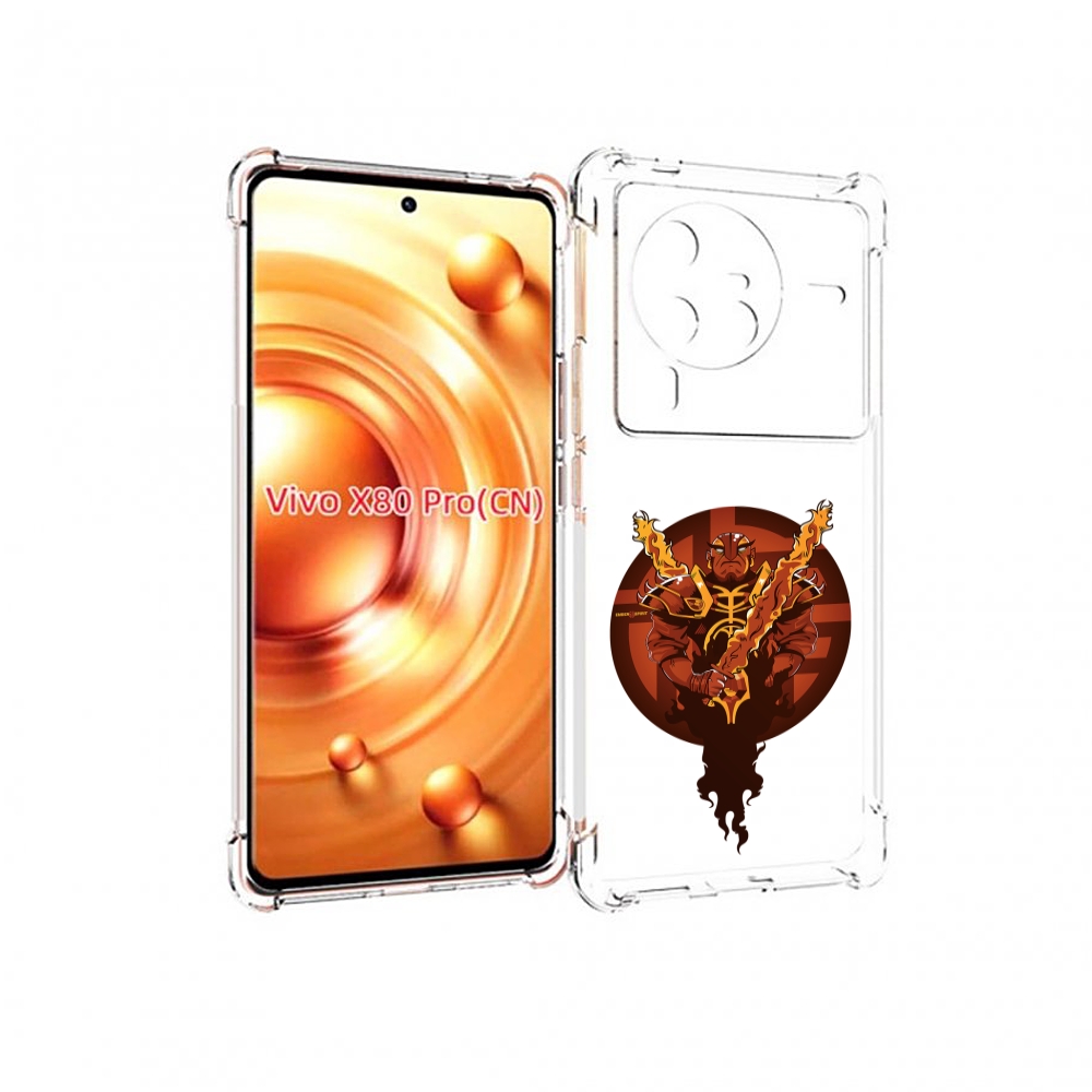 

Чехол MyPads ember spirit для Vivo X80 Pro, Прозрачный, Tocco