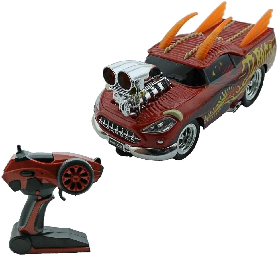 CS Toys Радиоуправляемая машина Дракон из серии Muscle Car (свет, звук, 1:16) - MK8128B
