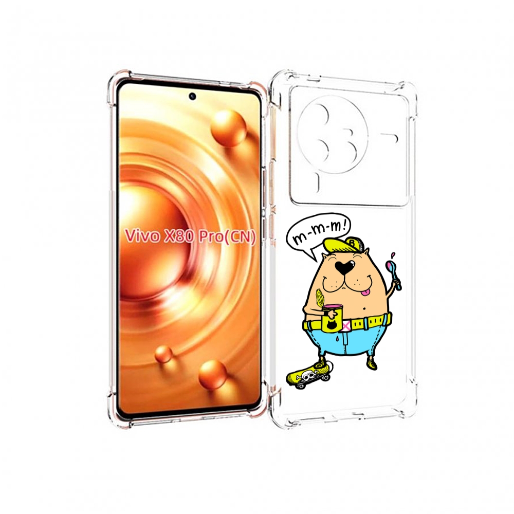 

Чехол MyPads Бобр для Vivo X80 Pro, Прозрачный, Tocco