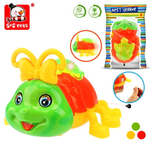 

S+S Toys Букашка заводная 15 см со светом (в пакете) 369-16 с 1 года