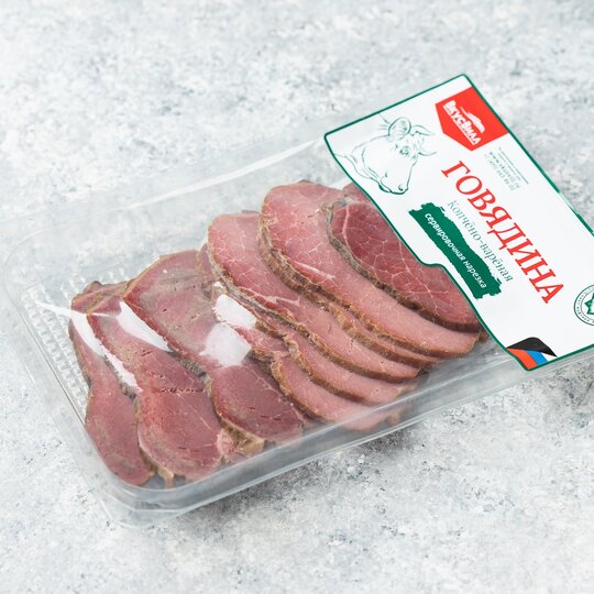 

Говядина ВкусВилл Халяль варено-копченая нарезка 150 г
