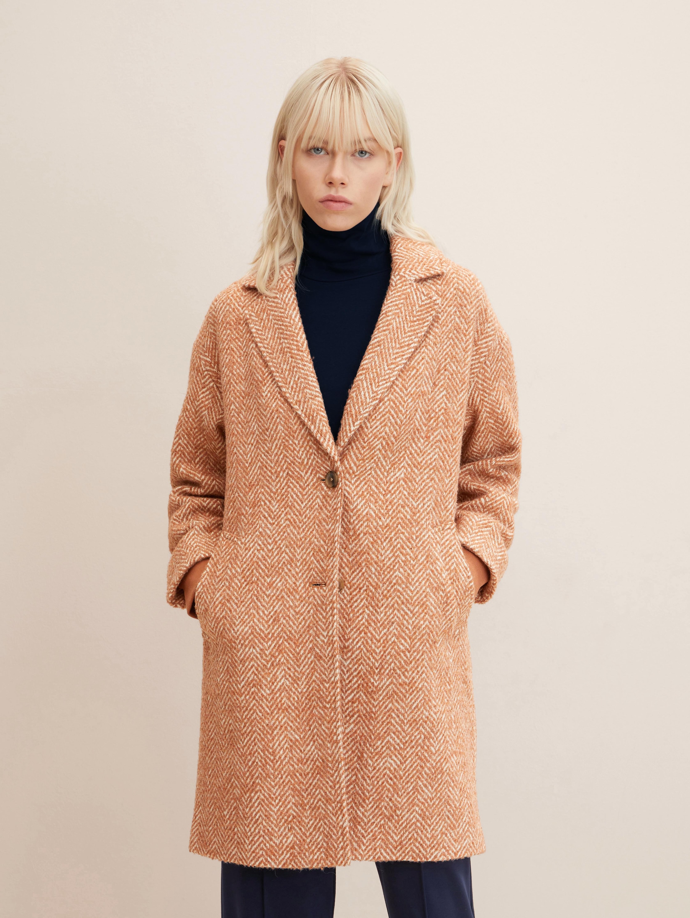 

Пальто женское TOM TAILOR 1032676 оранжевое 2XL, 1032676