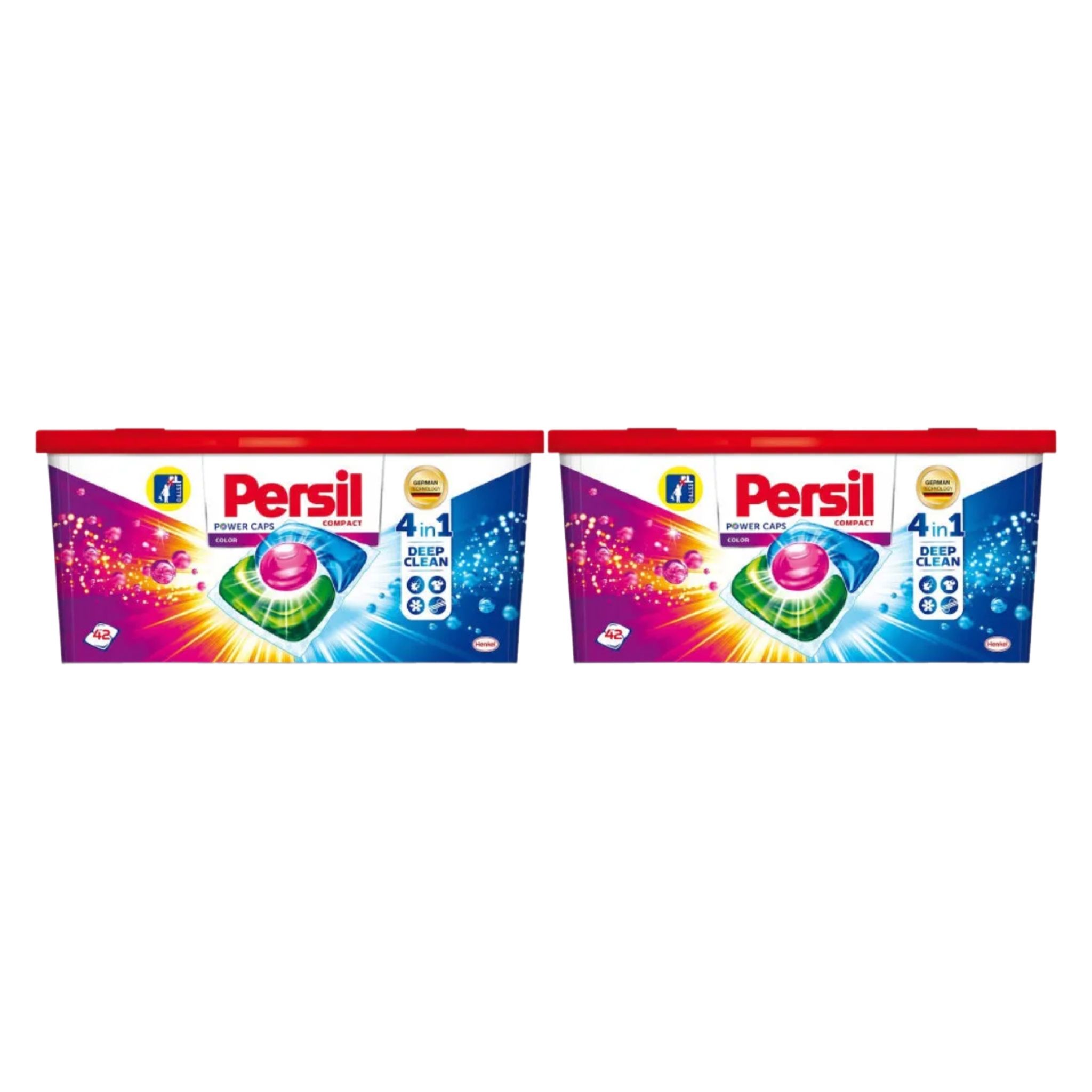 

Средство для стирки PERSIL Power caps Color, для цветного белья в капсулах 42 шт. 2 уп.