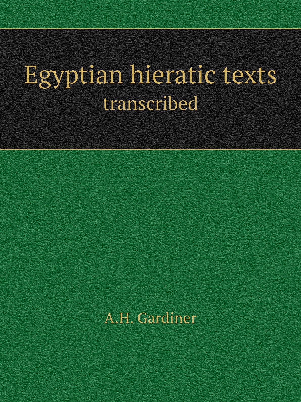 

Egyptian hieratic texts
