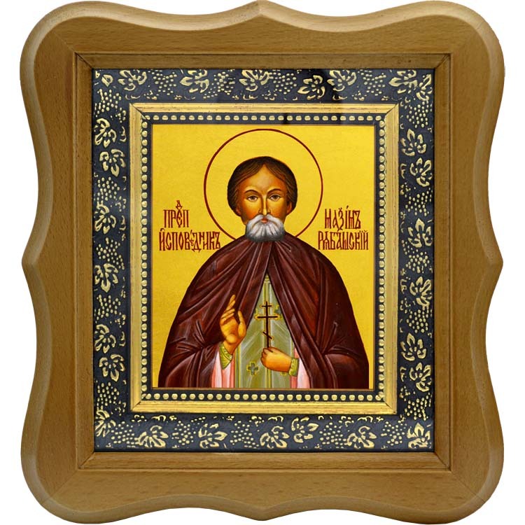 

Максим Попов, исповедник Рябашский, иеромонах. Икона на холсте.