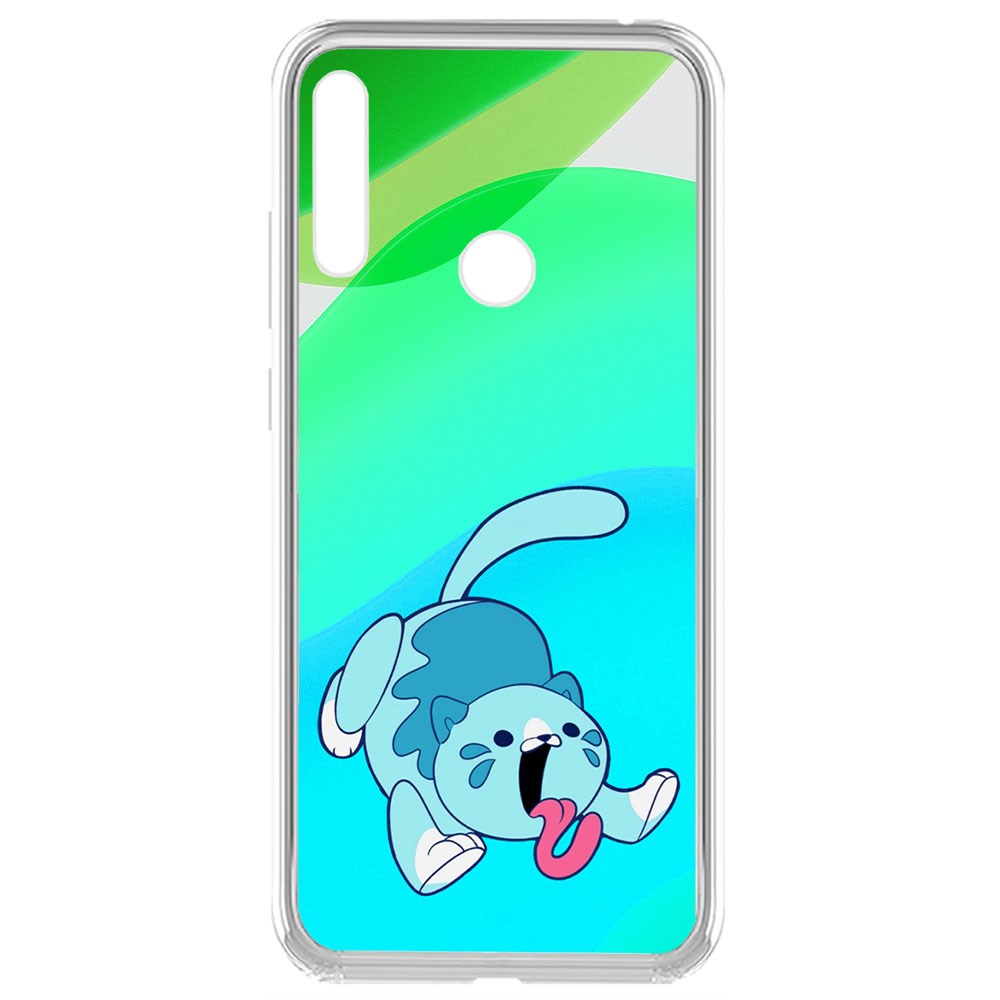 

Чехол-накладка Krutoff Clear Case Хаги Ваги - Конфетная Кошка для Honor 8A Prime
