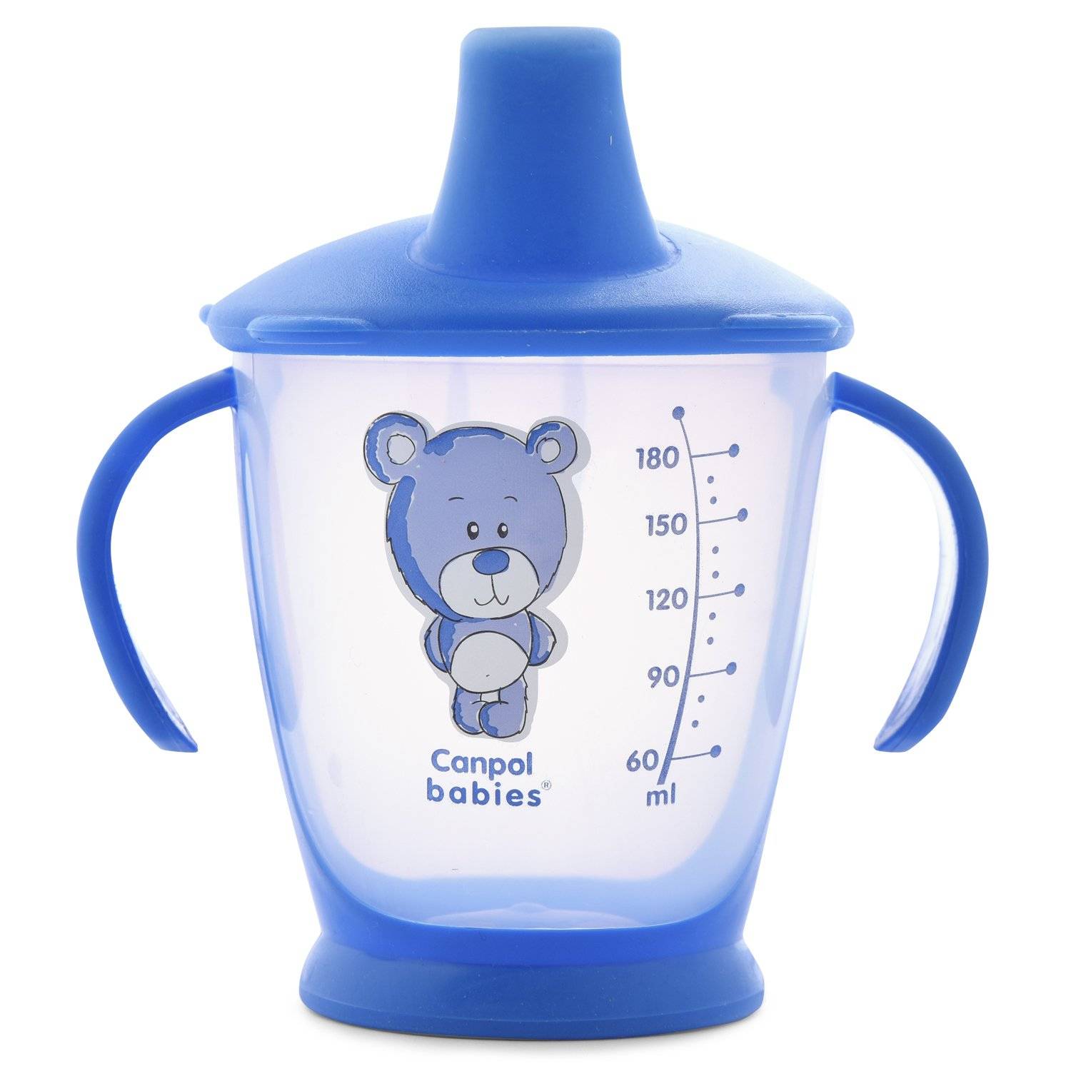Купить Canpol Чашка-непроливайка Медвежонок, 180 мл, синяя 250930131, Canpol Babies,