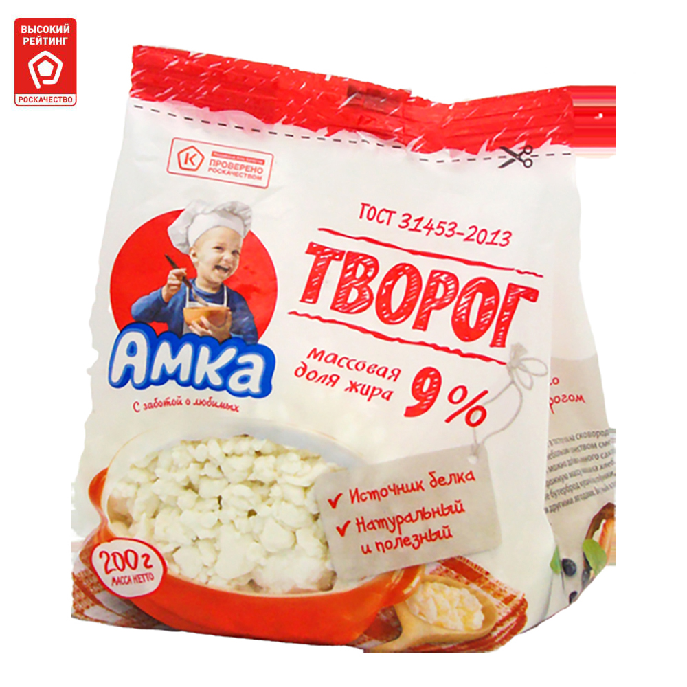 Творог Амка 9% 200 г