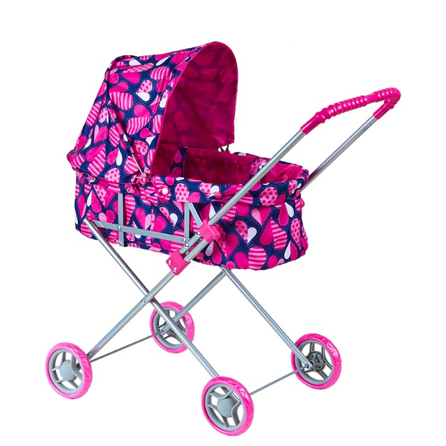 фото Коляска для кукол классическая buggy boom для кукол mixy 8013-m2010 с козырьком