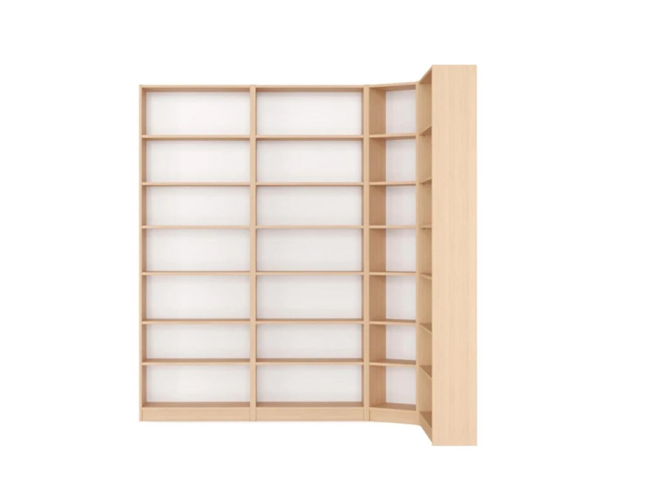 

Стеллаж ADETA IKEA Билли 113 beige угловой, БИЛЛИ