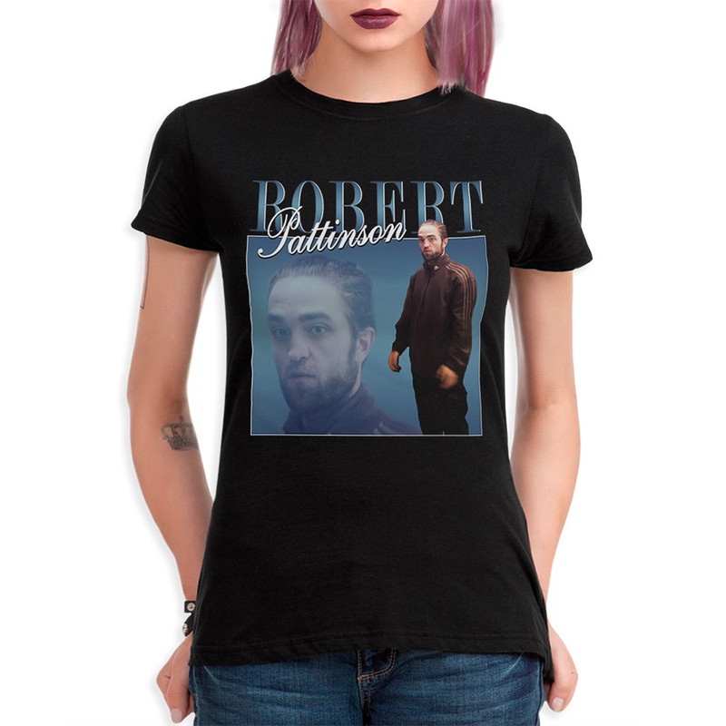 

Футболка женская Dream Shirts Роберт Паттинсон Мем - Robert Pattinson-1 черная M, Роберт Паттинсон Мем - Robert Pattinson-1