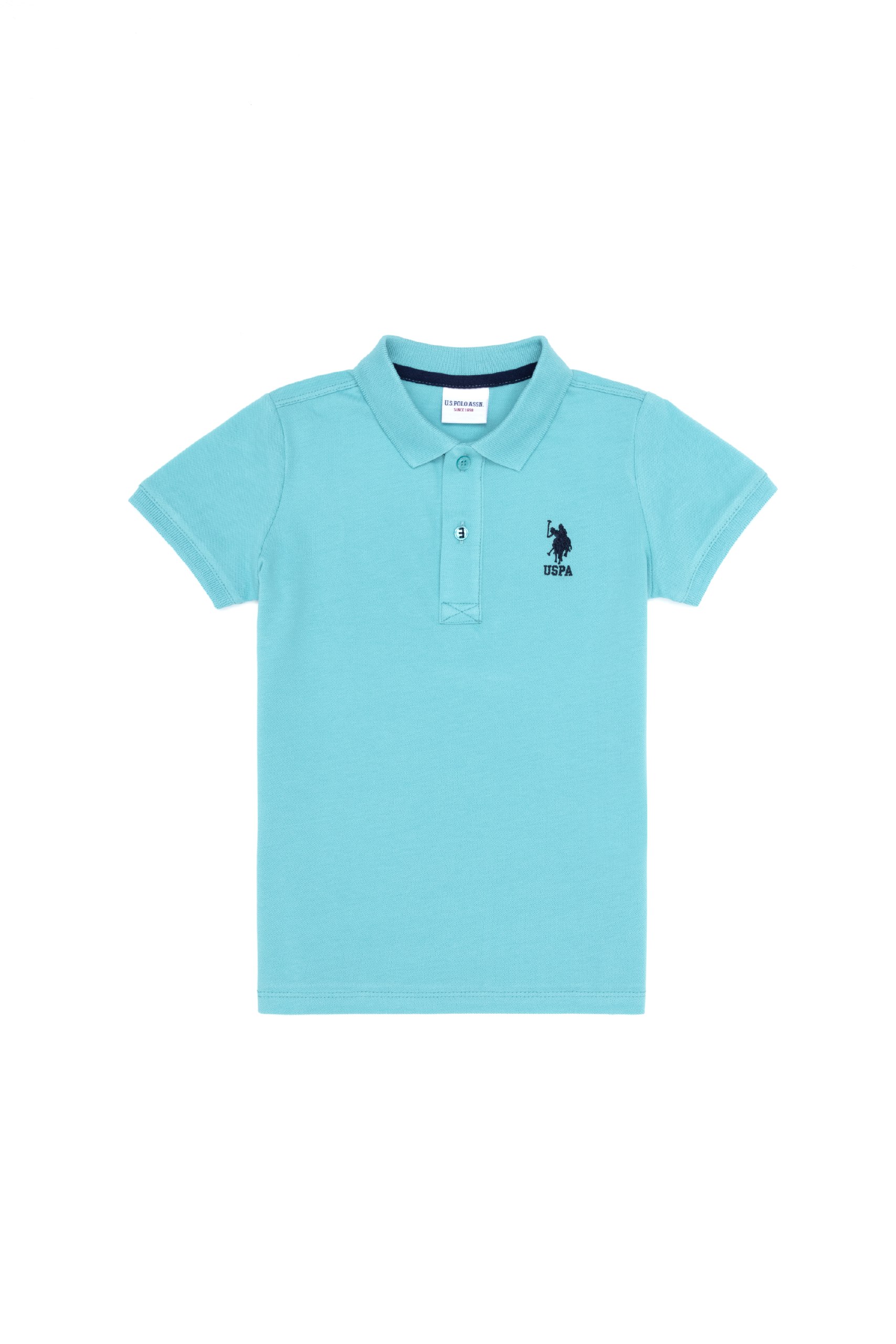 Поло U.S. Polo Assn. бирюзовый, 152,158, G083SZ011-000-1570859-TP01IY023_VR090_12_13