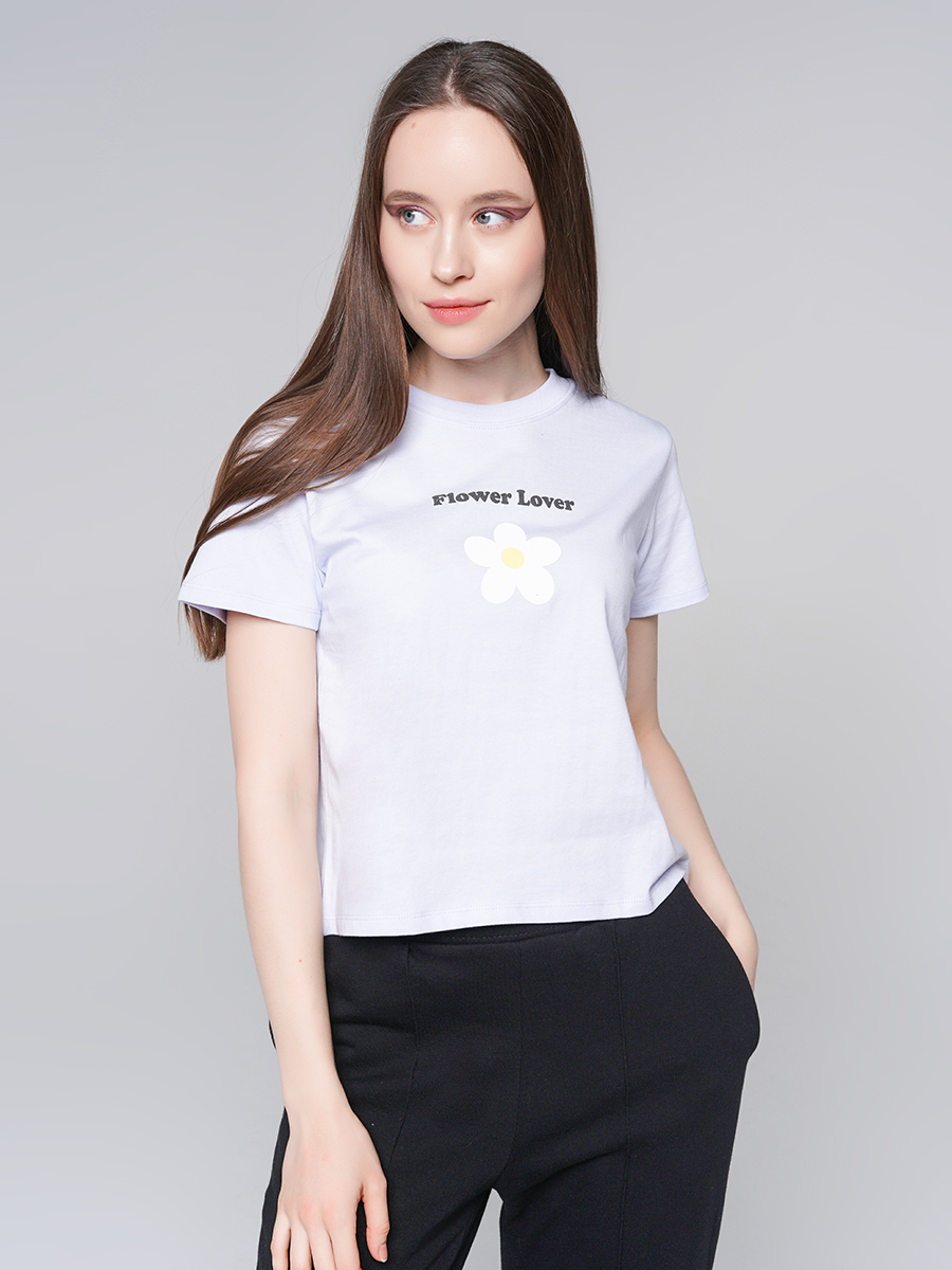 

Футболка женская ТВОЕ 88964 голубая S, 88964