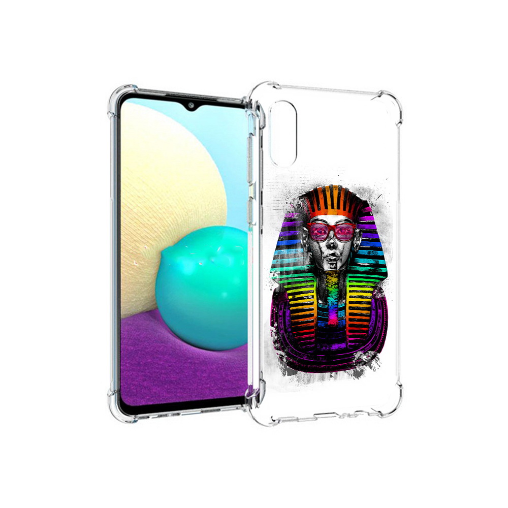 

Чехол MyPads Tocco для Samsung Galaxy M02 модная богиня (PT157689.478.479), Прозрачный, Tocco