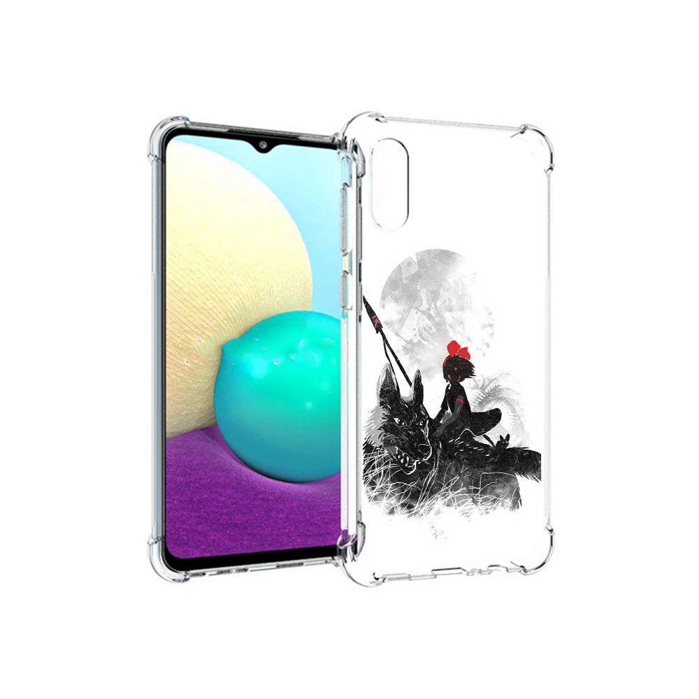 

Чехол MyPads Tocco для Samsung Galaxy M02 мононоке (PT157689.478.481), Прозрачный, Tocco