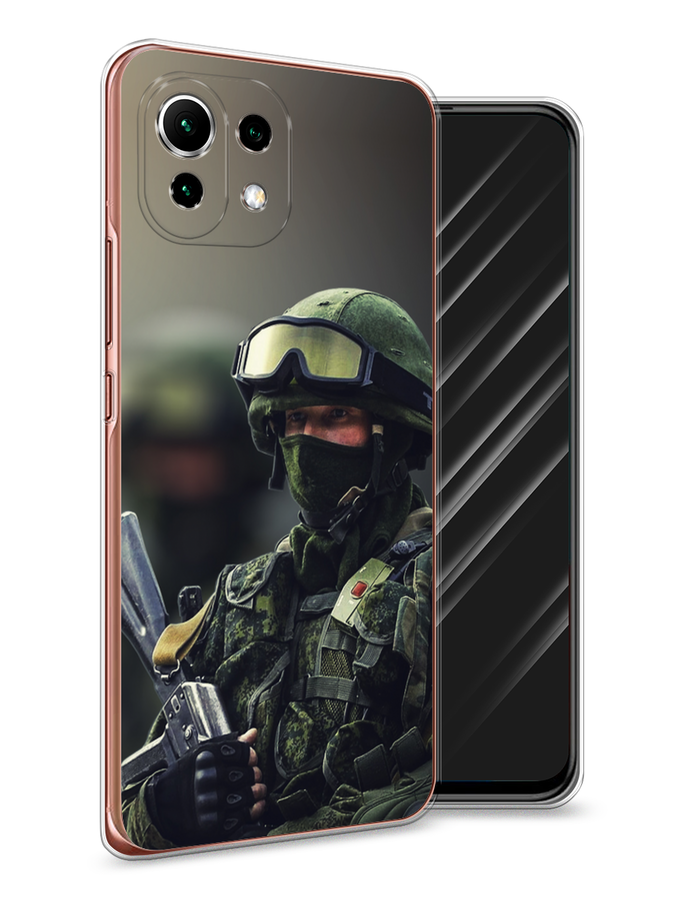 

Чехол Awog на Xiaomi Mi 11 Lite/5G NE "Солдат", Разноцветный, 311750-5