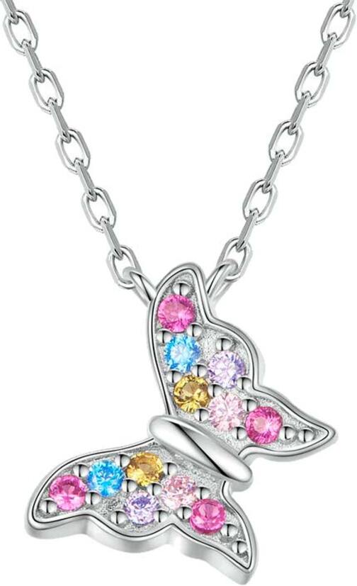 

Колье из серебра 42,5 см bamoer BSN261, фианит, BSN261