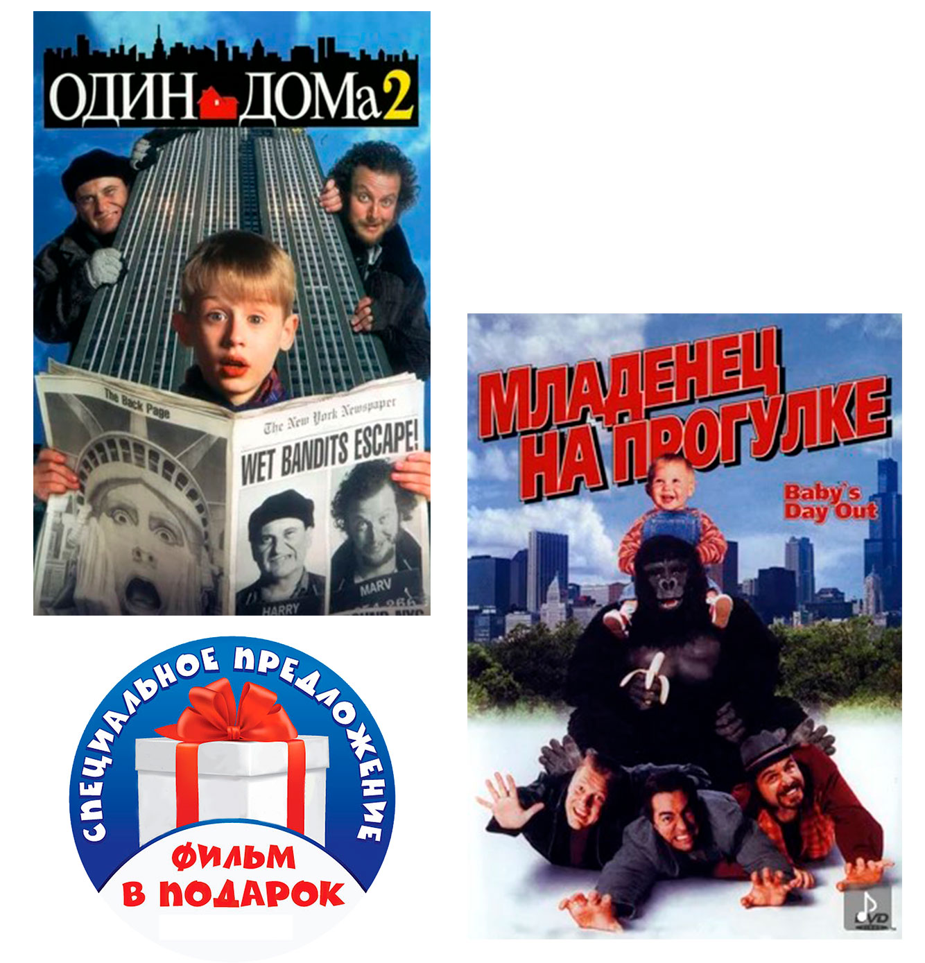 

Один дома 2 / Младенец на прогулке (2 DVD)