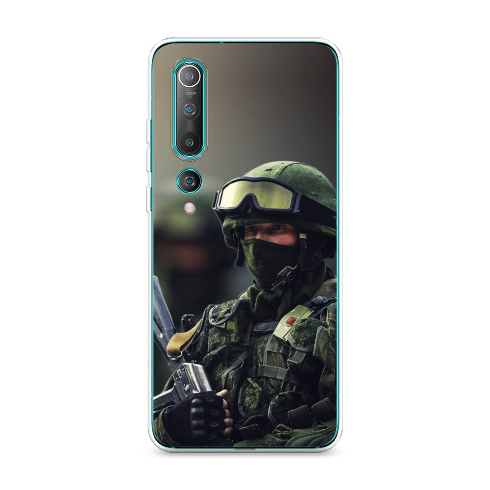 

Чехол Awog на Xiaomi Mi 10 Pro "Солдат", Разноцветный, 37850-5