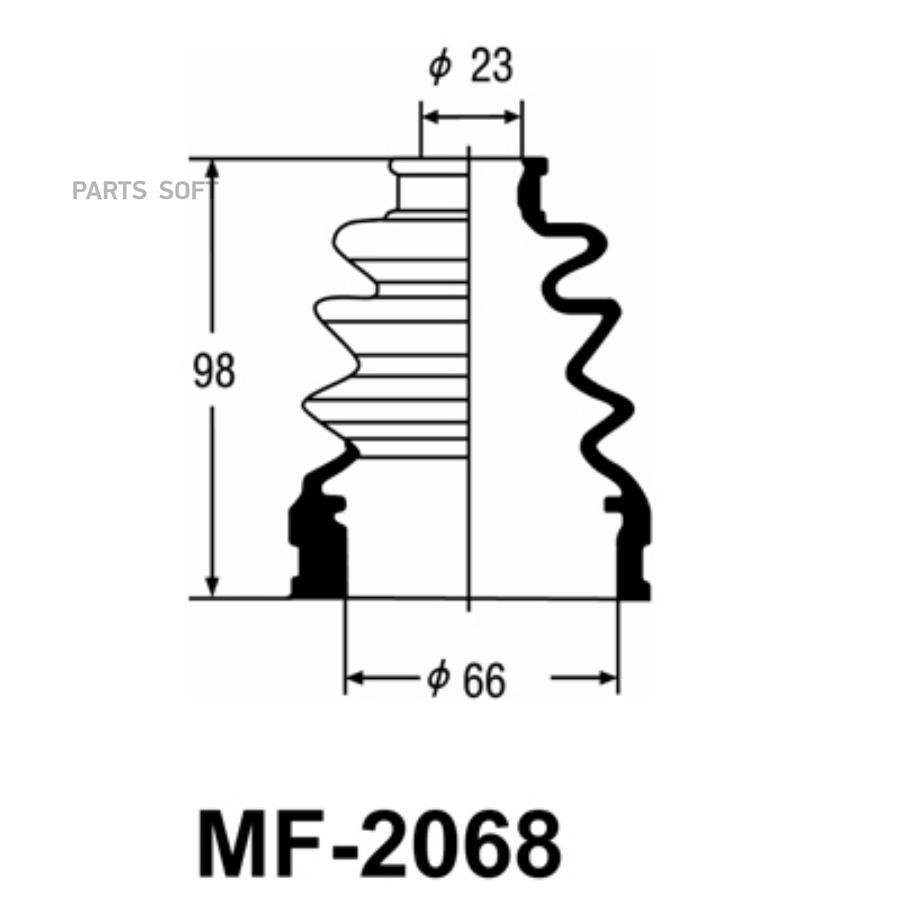 

Пыльник ШРУСа MASUMA MF-2068