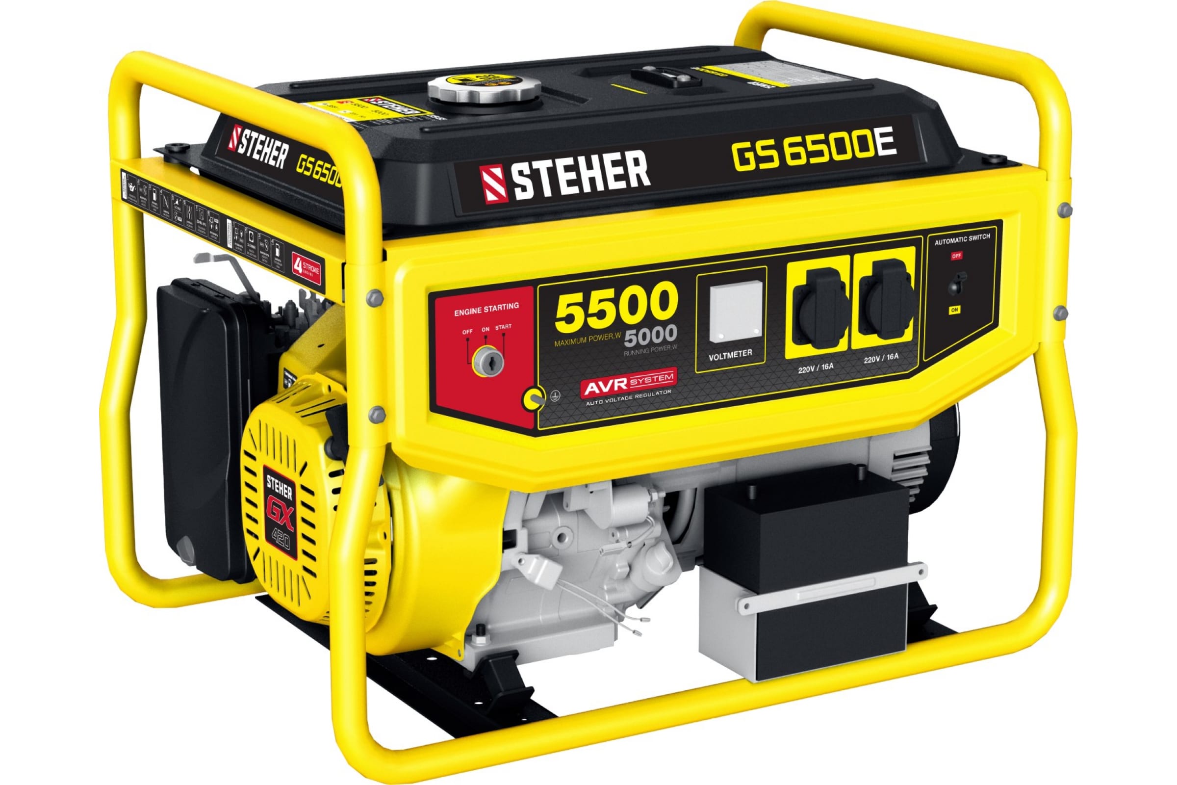 Бензиновый генератор Steher GS-3500, (2800 Вт)