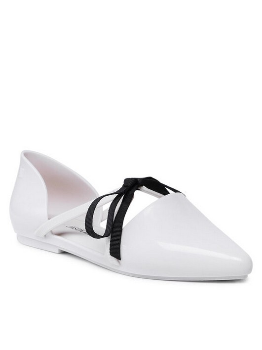 Балетки женские Melissa Pointy Stripe Jason 33435 белые 35.5 EU (доставка из-за рубежа)