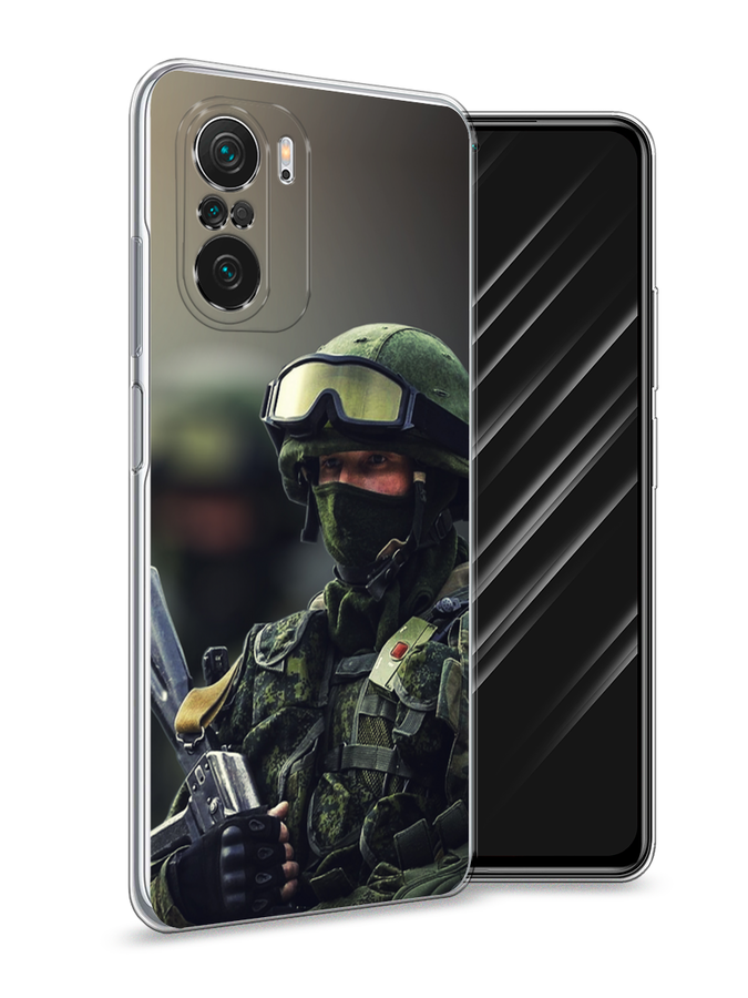 

Чехол Awog на Poco F3/Redmi K40/Mi 11i "Солдат", Разноцветный, 312650-5