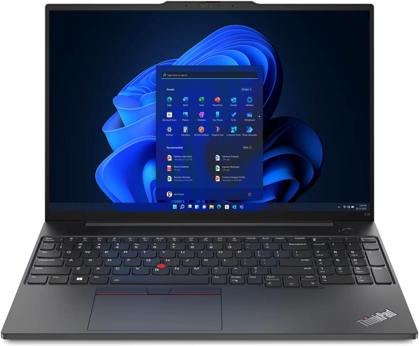 

Ультрабук LENOVO ThinkPad E16 черный (21JN00CKGQ), ThinkPad E16