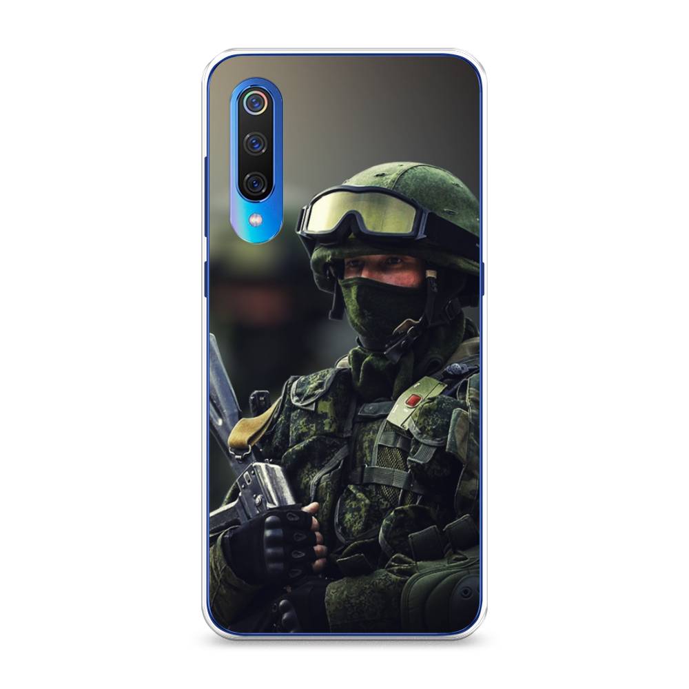 

Чехол Awog на Xiaomi Mi 9 "Солдат", Разноцветный, 34850-5