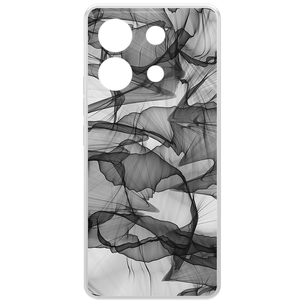 

Чехол-накладка Krutoff Clear Case Абстракт 14 для Xiaomi Poco X6, Прозрачный