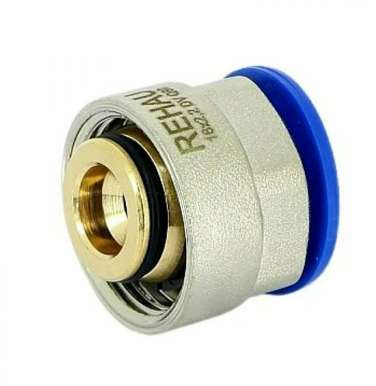 

Евроконус для PE-X труб Rehau Flex/Pink, 16 х 2.2, 4 шт., Серебристый