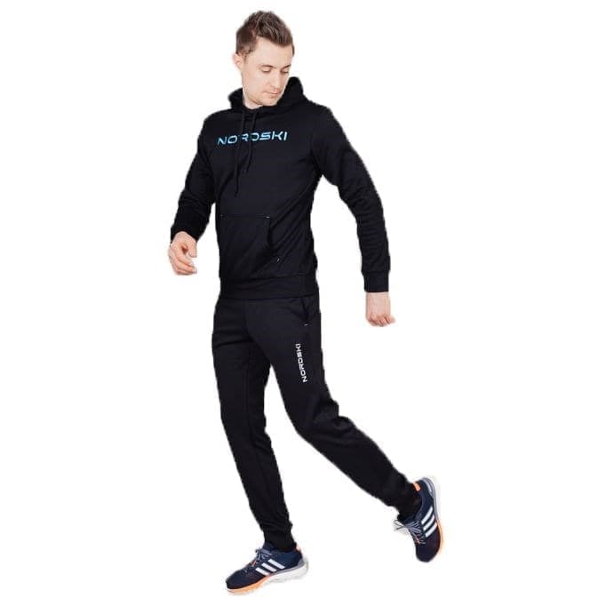 

Толстовка мужская NordSki NSM587100 черная S, NSM587100