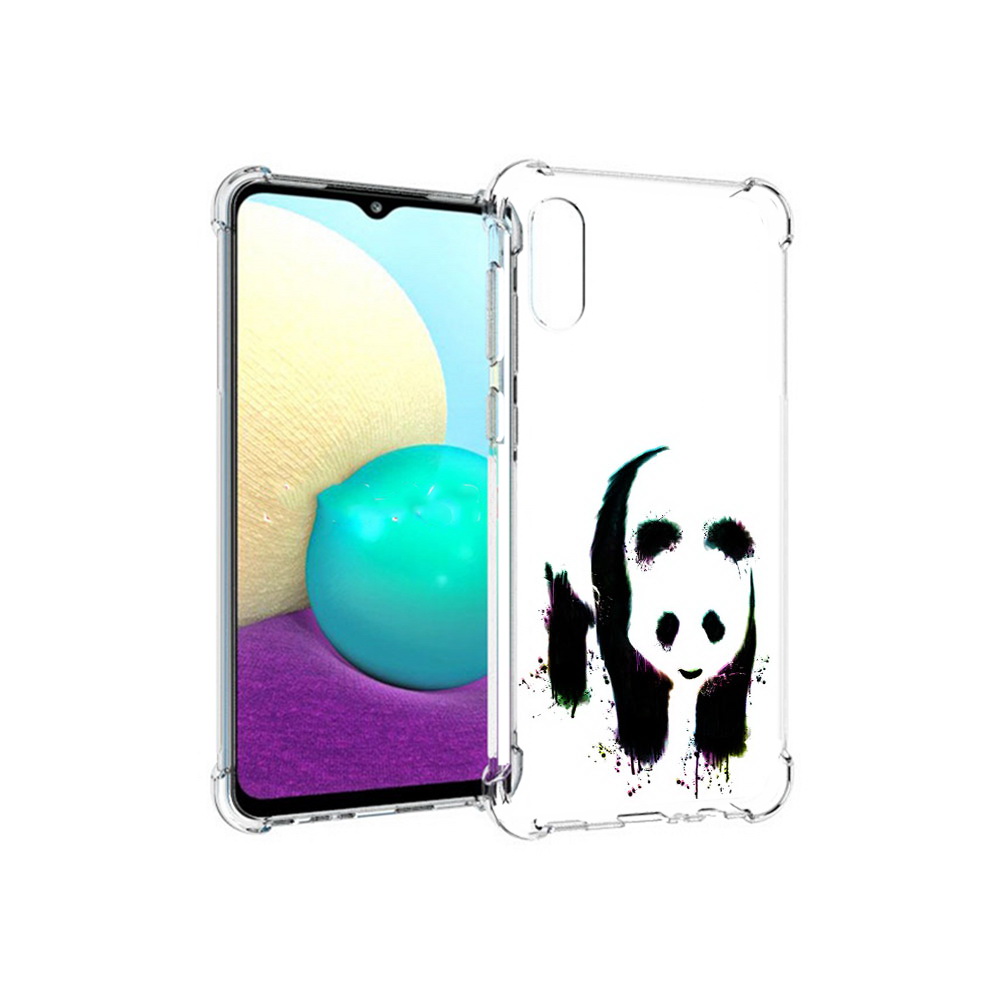 

Чехол MyPads Tocco для Samsung Galaxy M02 панда в акварели (PT157689.478.532), Прозрачный, Tocco